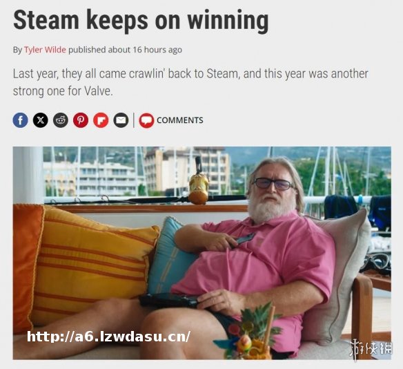 外媒总结2023年PC游戏行业:G胖Steam平台又赢麻了!_游侠网 Ali213.net技巧
