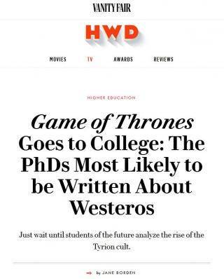 《权力的游戏》和国际关系理论有什么共同点？都挺魔幻的-保罗·马斯格雷夫-观察者网