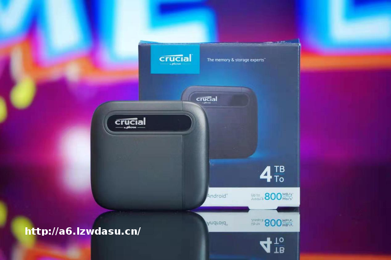Crucial 英睿达 X6 SSD 4TB 4TB游戏固态移动硬盘