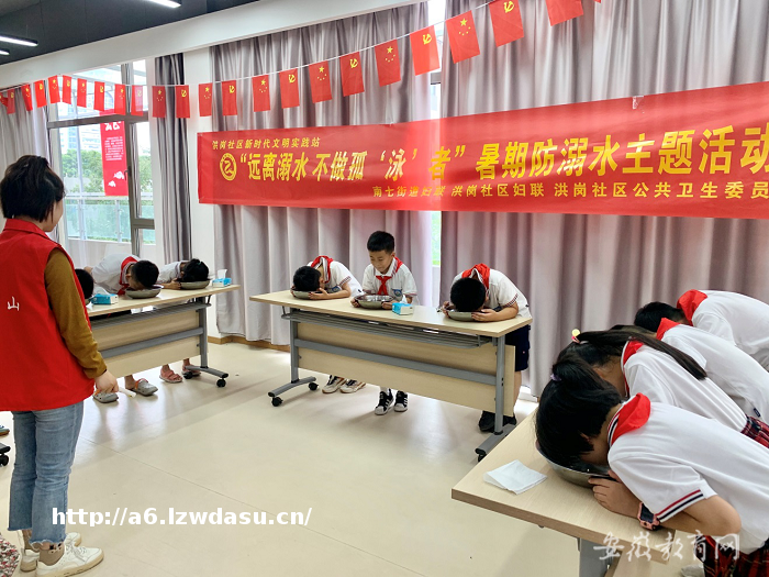 合肥市稻香村小学开展“远离溺水  不做孤‘泳’者”暑期防溺水主题活动