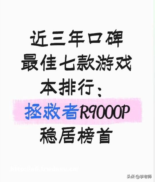 近三年口碑最佳七款游戏本排行：拯救者R9000P稳居榜首
