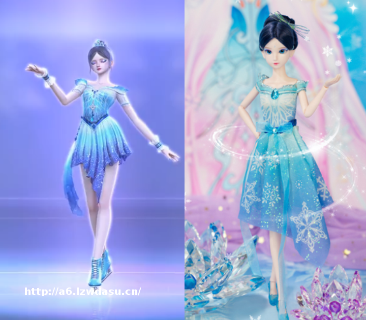 叶罗丽冰莲花中的角色娃娃,梦公主的造型神还原,白光莹变稚嫩了