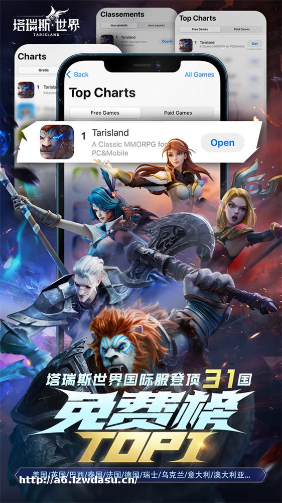 《塔瑞斯世界》登顶31国免费榜,Twitch直播游戏榜前5!国产MMO靠什么抓住海外玩家的心?