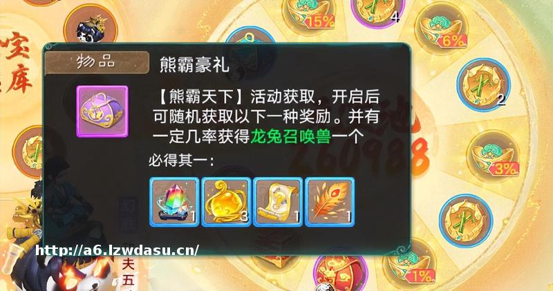 大话西游手游熊霸天下怎么玩？大转盘回归，哪些道具溢价空间最高