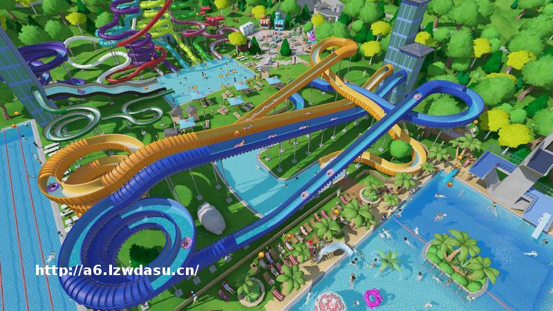 沙盒建造模拟游戏《水上乐园大亨》现已登录Steam平台